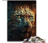 Puzzle da 1000 pezzi per adulti. Puzzle Jaguar per adulti, dimensioni 26x38cm. Ideale per gli innamorati, perfetto regalo di Natale, Capodanno e San Valentino.