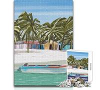 Puzzle da 1000 pezzi per adulti, puzzle Jamaica, gioco educativo per famiglie, decorazione perfetta, regalo di compleanno, dimensioni 50x75cm