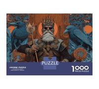 Puzzle Da 1000 Pezzi Per Adulti Puzzle King's Majesty Throne Artwork Per Adulti Gioco Pratico Analisi E Logica Giochi Stimolanti Regali 52x38cm/1000pcs