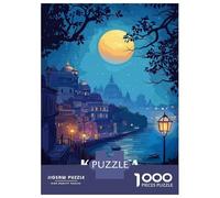 Puzzle Da 1000 Pezzi Per Adulti Puzzle Kolkata India Nightscape Illustration Puzzle Per Adolescenti Giochi Rilassanti Antistress Sfida Da Completare 70x50cm/1000pcs