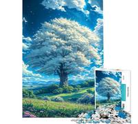 Puzzle da 1000 pezzi per adulti puzzle "La valle della quercia bianca" puzzle per ragazzi giochi rilassanti decorazione per la casa attività divertenti da fare a casa (dimensioni 38x52cm)