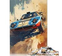 Puzzle da 1000 pezzi per adulti - Puzzle Lancia Stratos HF del 1974 - Puzzle da 1000 pezzi per adulti - Realizzati in legno di alta qualità, 1000 pezzi (75x50 cm)