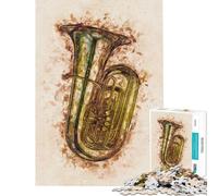 Puzzle da 1000 pezzi per adulti puzzle "L'arte della musica" di Eufonio giochi di relax analisi e logica attività divertenti da fare a casa (dimensioni 38x52cm)