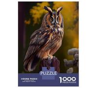 Puzzle Da 1000 Pezzi Per Adulti Puzzle Longeared Owl Puzzle Per Adolescenti Giochi Rilassanti Antistress Sfida Da Completare 70x50cm/1000pcs