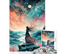 Puzzle da 1000 pezzi per adulti Puzzle Magic of The North Giocattolo educativo Regali per donne e uomini Gioco impossibile Collezione di artisti Belle arti Dimensioni 38x26cm