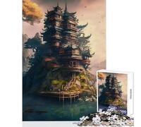 Puzzle da 1000 pezzi per adulti Puzzle Magic Palace The Rock Giochi rilassanti per tutta la famiglia Giocattolo decorativo per la casa Aiuta ad allenare il cervello (75x50cm)