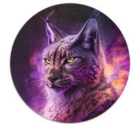 Puzzle da 1000 pezzi per adulti, Puzzle Magical Lynx da 1000 pezzi per adulti, Design intricato per adolescenti, Decorazioni fai da te e divertimento che stimola la mente (67,5x67,5 cm)