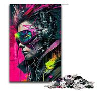 Puzzle da 1000 pezzi per adulti puzzle meccanico a forma di ragazza gioco stimolante un'opera d'arte adatta per adolescenti dai 14 anni in su 75x50cm