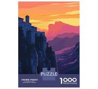 Puzzle Da 1000 Pezzi Per Adulti Puzzle Meteora Monasteries Sunset Puzzle Per Adulti Giocattoli Antistress Regali Per Donne Attività Divertenti A Casa 70x50cm/1000pcs