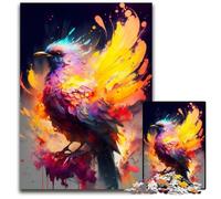 Puzzle da 1000 pezzi per adulti, puzzle mistici astratti della fenice per adulti, ideali per gli innamorati, Capodanno, San Valentino 26X38CM/10,23x14,96 pollici