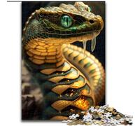 Puzzle da 1000 pezzi per adulti, puzzle mistici del Re Cobra, 1000 puzzle fai da te per la casa, gioco rompicapo per adolescenti (dimensioni 50x75cm)