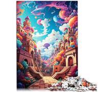 Puzzle da 1000 pezzi per adulti Puzzle Mykonos Quiz gioco Ogni pezzo è unico - impegnativo gioco divertente per famiglie 38 x 52 cm per adolescenti 14+