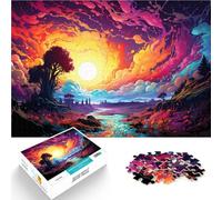 Puzzle da 1000 pezzi per adulti, puzzle paesaggistico, difficile, regalo di compleanno per adolescenti dai 14 anni in su, 26 x 38 cm