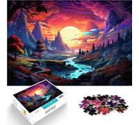 Puzzle da 1000 pezzi per adulti, puzzle paesaggistico, gioco di sfida, un'opera d'arte per adolescenti dai 14 anni in su, 26 x 38 cm