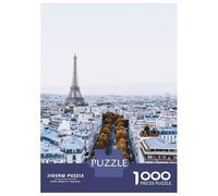 Puzzle Da 1000 Pezzi Per Adulti Puzzle Paris Skyline with Eiffel Tower Puzzle Per Adulti Gioco Rompicapo Per Divertimento in Famiglia Regali Di Natale E Compleanno 70x50cm/1000pcs