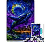 Puzzle da 1000 pezzi per adulti, puzzle per adolescenti con balena misteriosa, giocattoli da gioco, ogni pezzo è unico - gioco divertente e stimolante per tutta la famiglia (dimensioni 75x50cm)