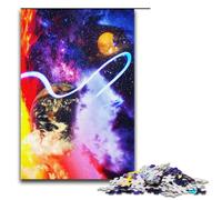 Puzzle da 1000 pezzi per adulti puzzle per la creazione di storie divertenti in famiglia con poster abbinato e foglio di quiz 1000 pezzi (38x26 cm)