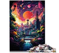 Puzzle da 1000 pezzi per adulti, puzzle per parco divertimenti come regalo, 19,7 x 29,5 pollici, gioco di sfida unico per adolescenti dai 14 anni in su