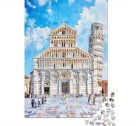 Puzzle Da 1000 Pezzi Per Adulti Puzzle Pisa Cathedral & Leaning Tower Puzzle Per Adulti Giochi Rilassanti Analisi E Logica Divertimento A Casa Attività, 70x50cm/1000pcs