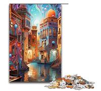 Puzzle da 1000 pezzi per adulti puzzle psichedelici di Venezia regali di compleanno per adolescenti dai 14 anni in su 1000 pezzi (75x50 cm)
