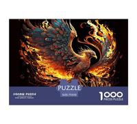 Puzzle da 1000 pezzi per adulti, puzzle quadrato Art Phoenix per adulti e puzzle in legno, decorazioni per la casa, regali per le feste, 1000 pezzi (75x50 cm)