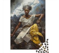 Puzzle da 1000 pezzi per adulti, puzzle quadrato della dea greca Atena per adulti e puzzle in legno, decorazioni per la casa, regali per le feste, 1000 pezzi (75x50 cm)