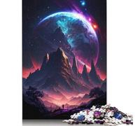 Puzzle da 1000 pezzi per adulti, puzzle quadrato "Miraggio celeste" per adulti e puzzle di carta, decorazioni per la casa, regali di Natale, 1000 pezzi (75x50 cm)