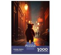 Puzzle Da 1000 Pezzi Per Adulti Puzzle Red Light District Bear Puzzle Per Adulti Gioco Rompicapo Migliora La Memoria Attività Divertenti A Casa 70x50cm/1000pcs