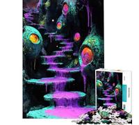 Puzzle da 1000 pezzi per adulti puzzle "Scala verso l'ignoto" rompicapo per adulti gioco di assemblaggio gioco stimolante regalo (dimensioni 38x52cm)