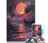 Puzzle da 1000 pezzi per adulti, puzzle "Sole sulla spiaggia", attività divertenti per la casa, giocattoli per i giorni di pioggia, regali di compleanno (dimensioni 75x50cm)