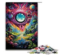 Puzzle da 1000 pezzi per adulti puzzle spaziale psichedelico gioco impegnativo un'opera d'arte adatta per adolescenti dai 14 anni in su 75x50 cm