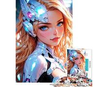 Puzzle da 1000 pezzi per adulti puzzle Stacey Starlight - Avventuriera spaziale puzzle per adolescenti giochi rilassanti decorazione per la casa attività divertenti da fare a casa (dimensioni 50x75cm)
