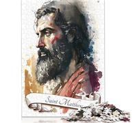Puzzle da 1000 pezzi per adulti, puzzle standard "San Matteo Apostolo", decorazione per la famiglia, giocattolo educativo (38x26 cm)