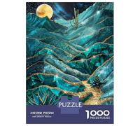 Puzzle Da 1000 Pezzi Per Adulti Puzzle Starry Night Gold Desert Puzzle Per Adulti Giochi Divertenti Gara Di Velocità Delle Mani Attività Divertenti A Casa 70x50cm/1000pcs