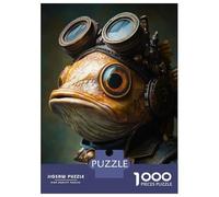 Puzzle Da 1000 Pezzi Per Adulti Puzzle Steampunk Fish Creature Puzzle Per Adulti Giocattolo Decorazione Da Parete Un'opera D'arte Attività Divertenti A Casa 70x50cm/1000pcs