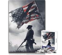 Puzzle da 1000 pezzi per adulti, puzzle sulla guerra civile americana, gioco intellettuale ma divertente e umoristico, regalo di compleanno, dimensioni 50x75cm