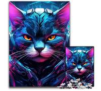 Puzzle da 1000 pezzi per adulti, puzzle Tech Cat per adulti, idea regalo di compleanno, gioco rompicapo impegnativo 50x75CM/19,68x29,52 pollici