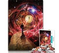 Puzzle da 1000 pezzi per adulti puzzle temporali e spaziali per adolescenti giocattoli avvincenti per la decorazione della casa sfida di intelligenza cerebrale 26x38cm