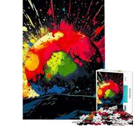 Puzzle da 1000 pezzi per adulti puzzle "Terra Fragile Tellus" giocattolo antistress che migliora la memoria regalo di Natale o di compleanno (dimensioni 38x26cm)
