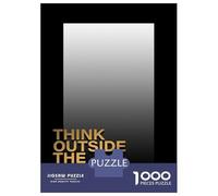 Puzzle Da 1000 Pezzi Per Adulti Puzzle Think Outside The Box Puzzle Per Adulti Giocattolo Decorazione Da Parete Un'opera D'arte Attività Divertenti A Casa 38x26cm/1000pcs