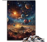 Puzzle da 1000 pezzi per adulti, puzzle universo colorato, attività da fare a casa per feste, compleanni e serate di giochi in famiglia (dimensioni: 26x38cm)