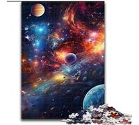 Puzzle da 1000 pezzi per adulti, puzzle Universo colorato, perfetto per il divertimento in famiglia a Natale, Ringraziamento, compleanni e Pasqua (dimensioni: 50x75cm)