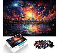 Puzzle da 1000 pezzi per adulti puzzle urbani regali ogni pezzo è unico - Gioco familiare divertente e stimolante per adolescenti di 14 anni e oltre 26 x 38 cm