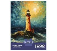 Puzzle Da 1000 Pezzi Per Adulti Puzzle Van Goghs Lighthouse Puzzle Per Adolescenti Giochi Rilassanti Antistress Sfida Da Completare 70x50cm/1000pcs