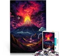 Puzzle da 1000 pezzi per adulti, puzzle vulcanico, gioco di partecipazione 26 x 38 cm, gioco impegnativo e gioco di famiglia per adolescenti dai 14 anni in su