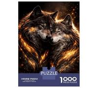 Puzzle Da 1000 Pezzi Per Adulti Puzzle Wolves Couple - Luxury Animal Wall Art - Romantic Gift Decor Puzzle Per Adulti Giocattolo Decorazione Da Parete Un'opera D'arte Attività Divertenti A Casa 38x26c