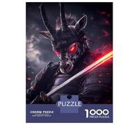 Puzzle Da 1000 Pezzi Per Adulti Puzzle Zebra Samurai Warrior Animal Puzzle Per Adulti Giocattolo Decorazione Da Parete Un'opera D'arte Attività Divertenti A Casa 52x38cm/1000pcs