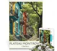 Puzzle da 1000 pezzi per adulti Quebec Travel | 75x50cm Difficile Difficile Decorazione della casa Giocattoli Antistress Vacanza a casa Ammazzare il tempo