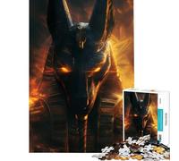 Puzzle da 1000 pezzi per adulti raffigurante Anubi dio egizio Impegnativo da completare ma divertente e umoristico Gioco rilassante per ragazzi dai 14 anni in su 50x75cm