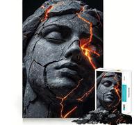 Puzzle da 1000 pezzi per adulti raffigurante Atena,la dea greca Gioco di assemblaggio,divertente e stimolante per il relax,ideale per compleanni (38x26cm)